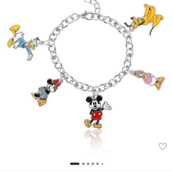 Disney Character Charm Bracelet NWT - Picture 1 of 5